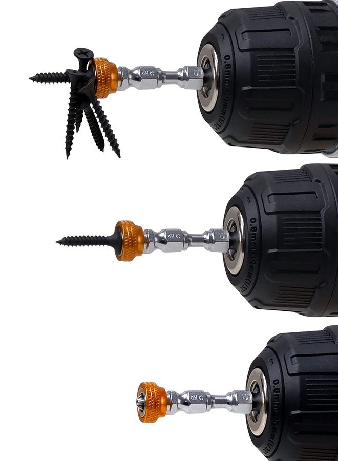 Homdum مجموعة رؤوس مفكات براغي هومدوم مع أكواب مغناطيسية، 3 قطع، 6 سم × 4 سم × 2 سم، معدن - Image 5